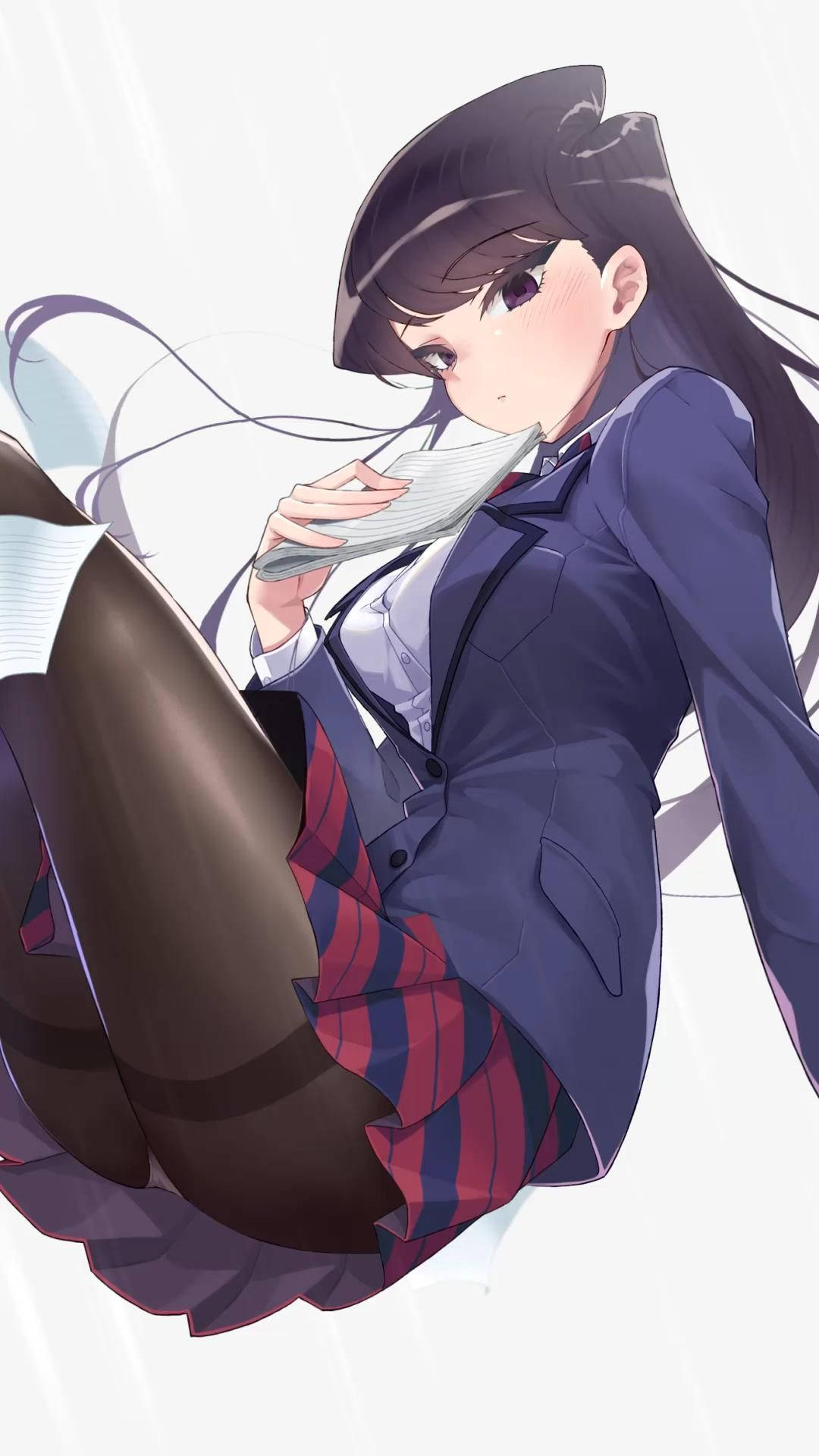 Komi Shouko opiskelijana Seksikäs Anime Profiilikuvataustakuva Taustakuvat