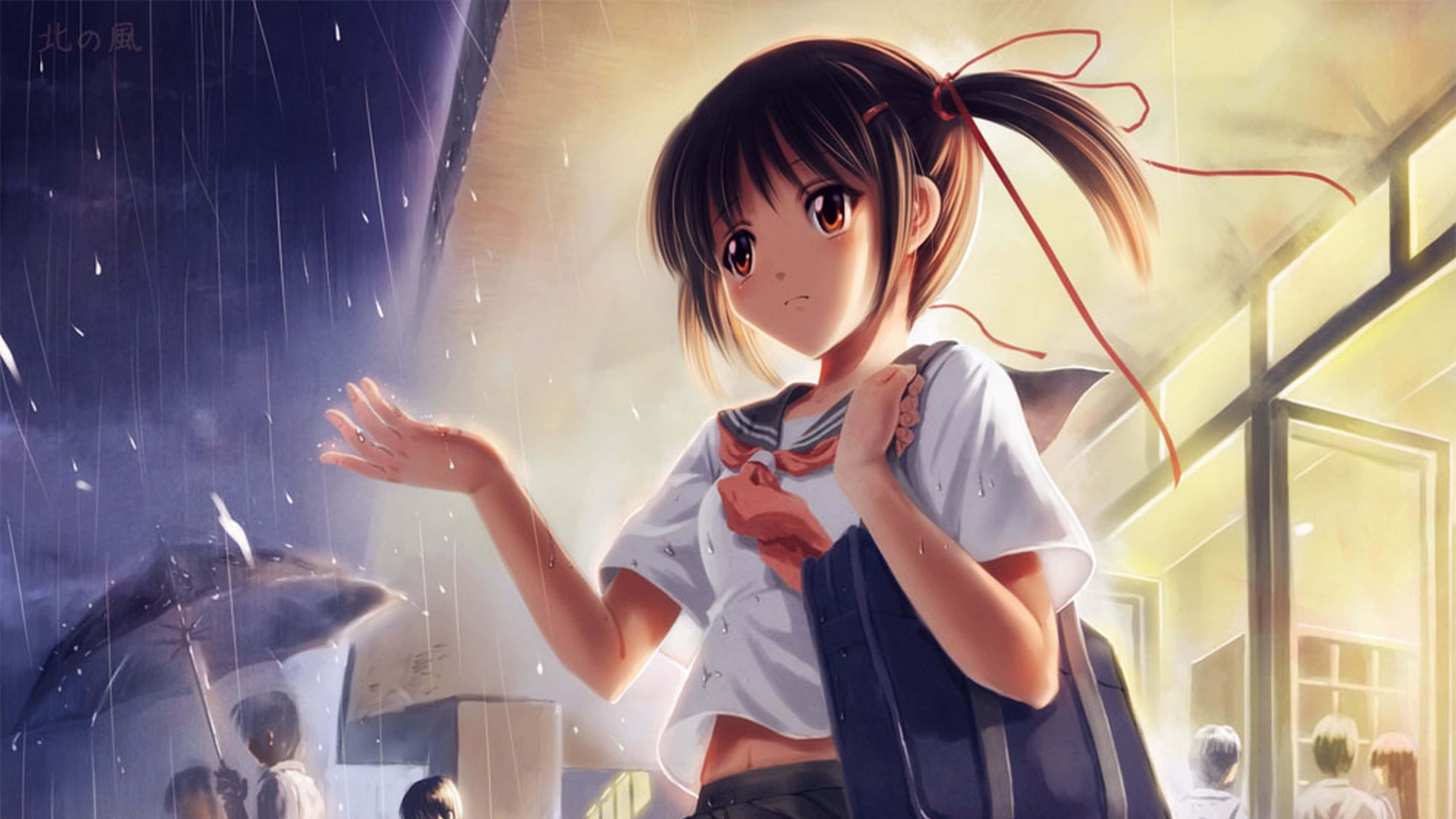 Korkearesoluutioinen anime 4K-taustakuva Taustakuvat