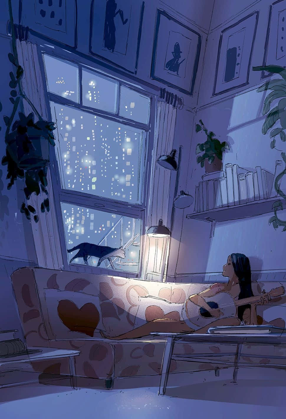 Koti on siellä, missä animekokoelmasi on Taustakuvat