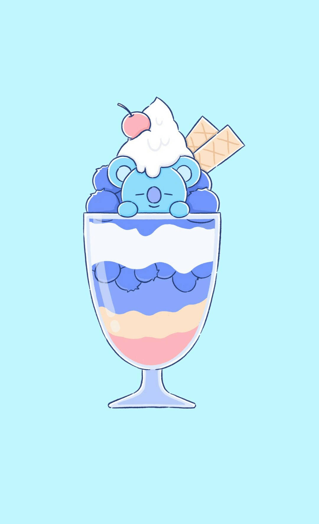 Koya BT21 Ice Cream Taustakuvat