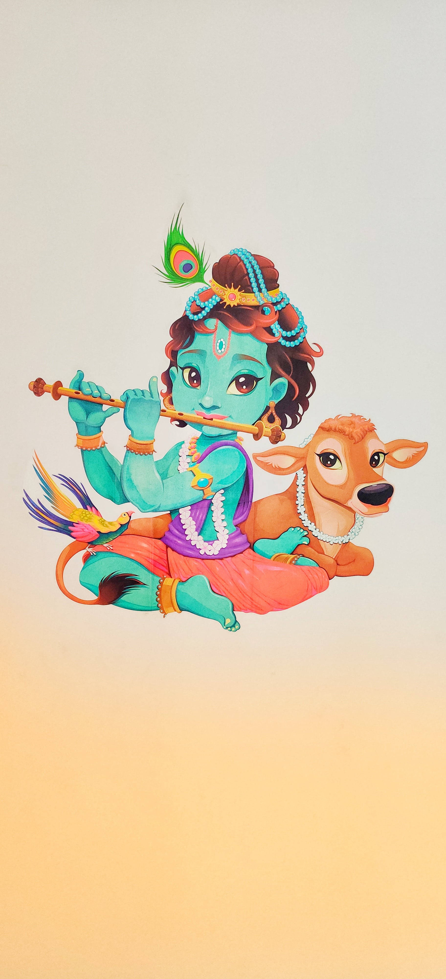 Krishna HD Baby Cow Taustakuvat