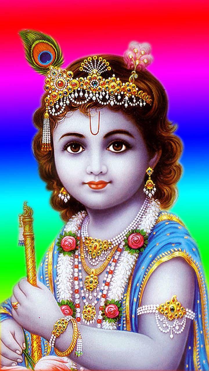 Krishna-puhelin Vauva Krishna Sateenkaari Estetiikka Taustakuvat