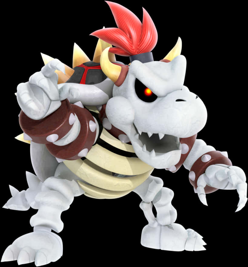 Kuiva Bowser-hahmorenderi Taustakuvat