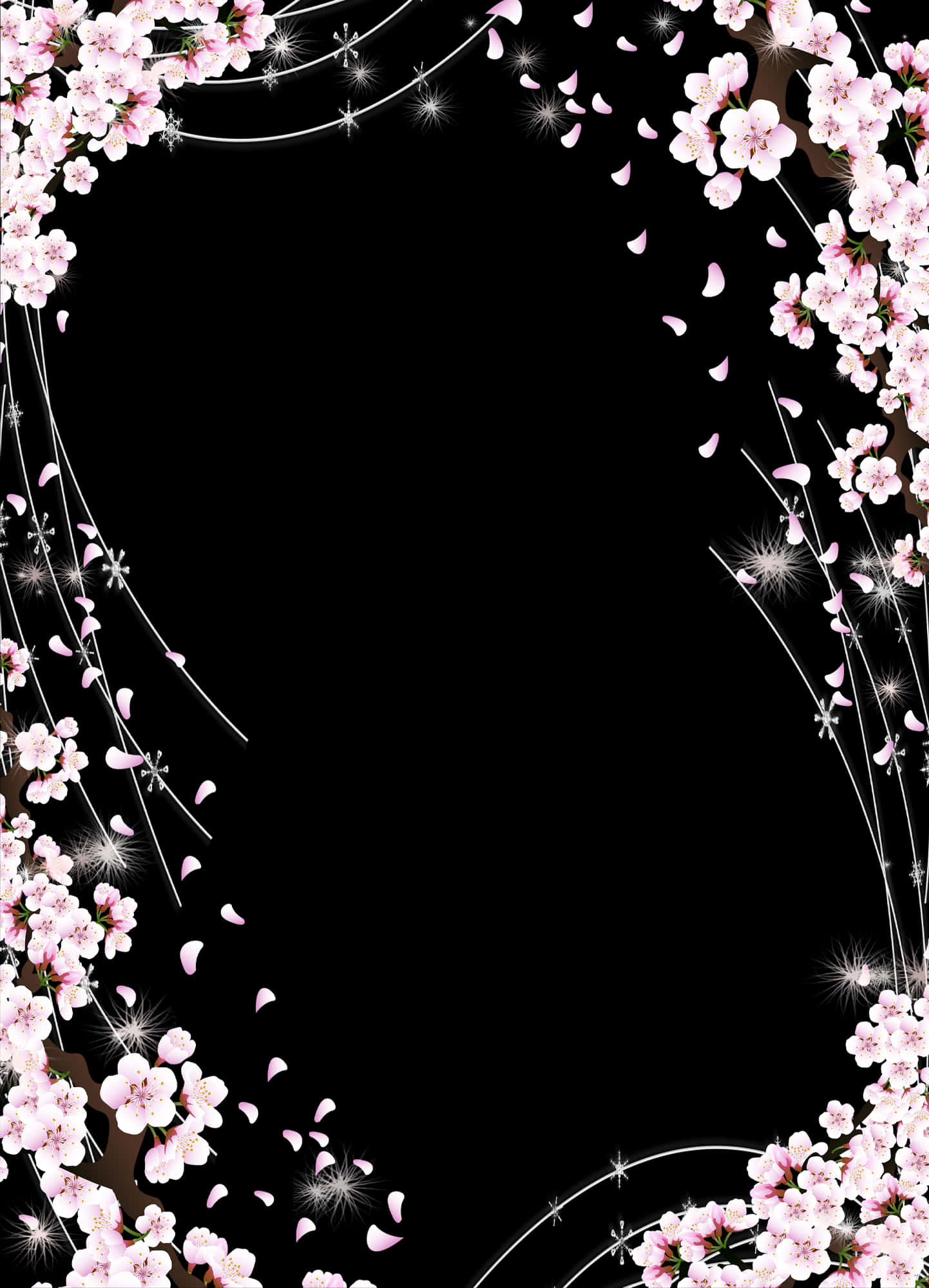 Kukka_ Kimallus_ Reunus_ Design Taustakuvat