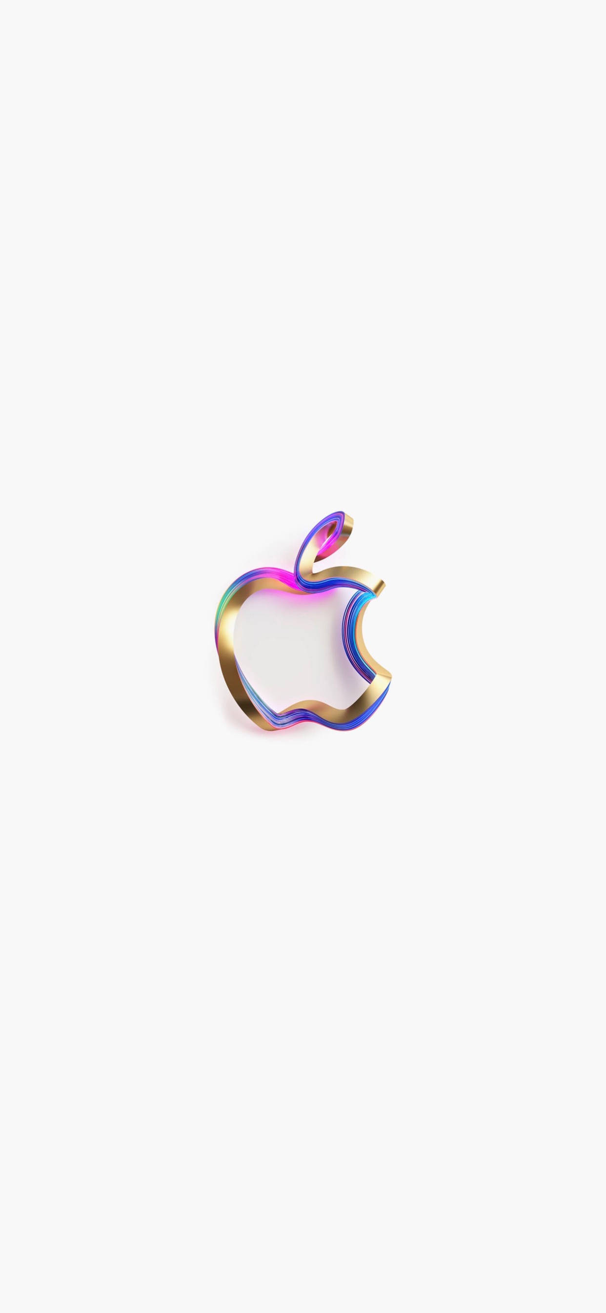Kultainen Apple-logo iPhone Taustakuvat