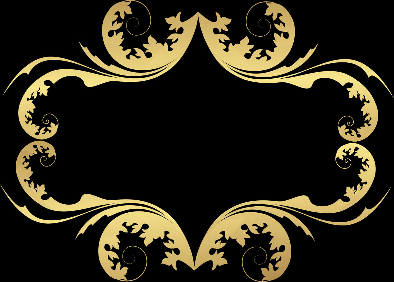 Kultainen kukkakehysdesign Taustakuvat