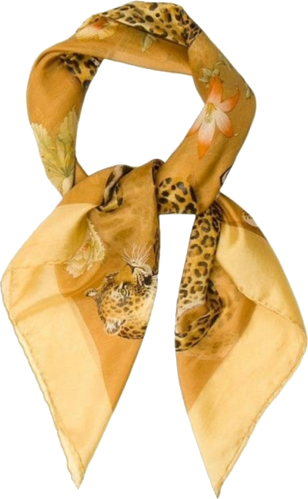 Kultainen leopardikuvioinen bandana Taustakuvat