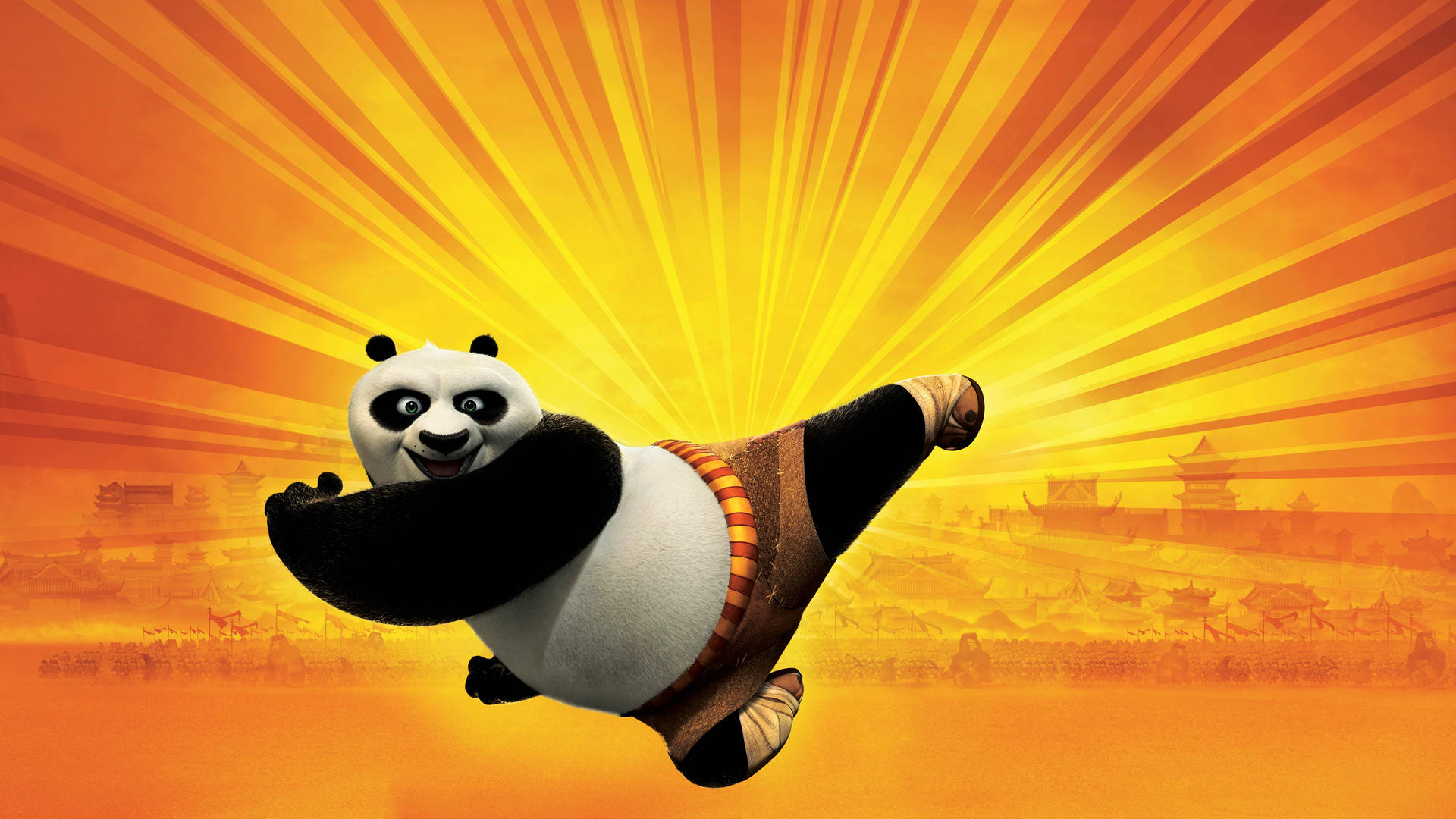 Kung Fu Panda Antaa Mahtavan Potkun Taustakuvat