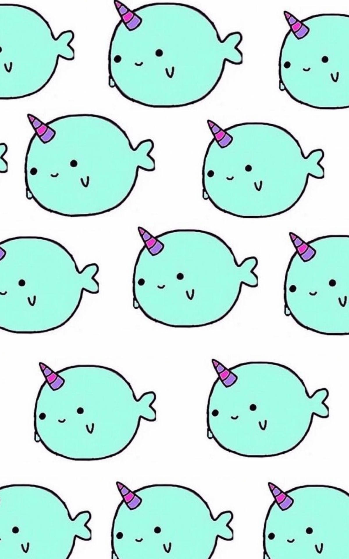 Kupla Narwhal-taide Taustakuvat