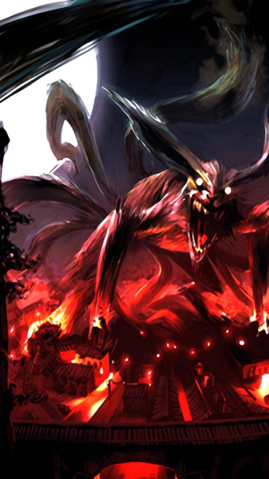 Kurama raivo Naruto puhelin Taustakuvat
