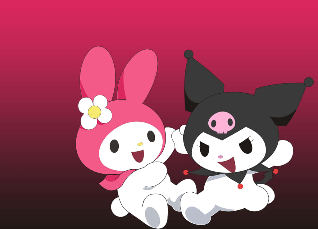 Kuromi ja My Melody työpöytä Taustakuvat