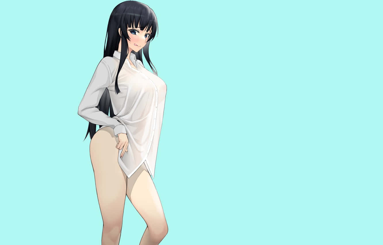 Kuuma anime tyttö seksikkäässä asennossa Taustakuvat