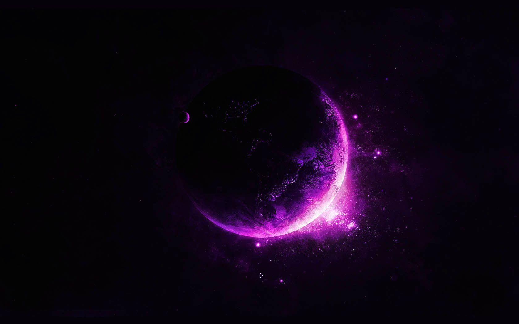Kuun esteettinen violetti Taustakuvat