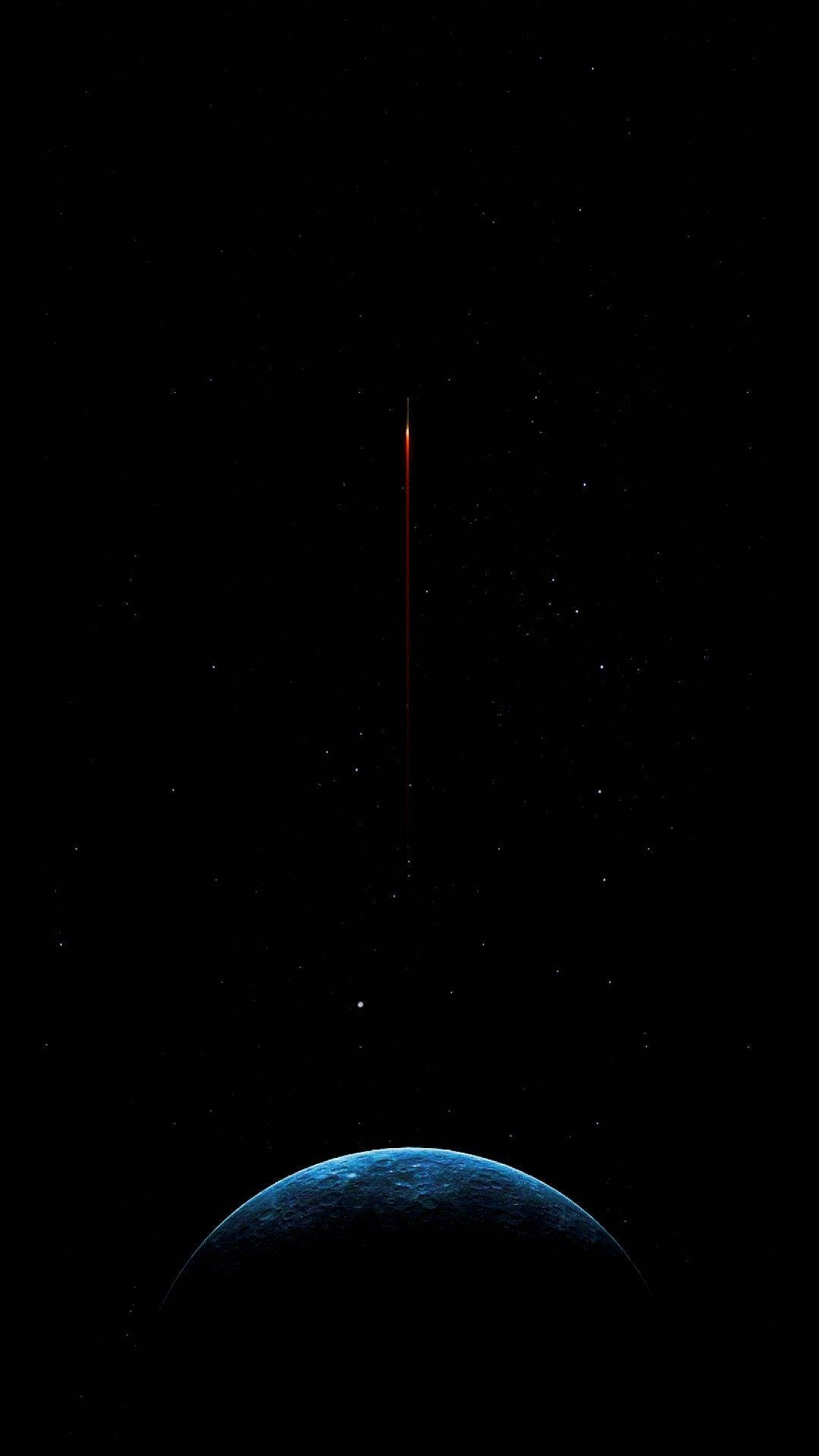 Kuun upea pinta AMOLED-näytöllä Taustakuvat