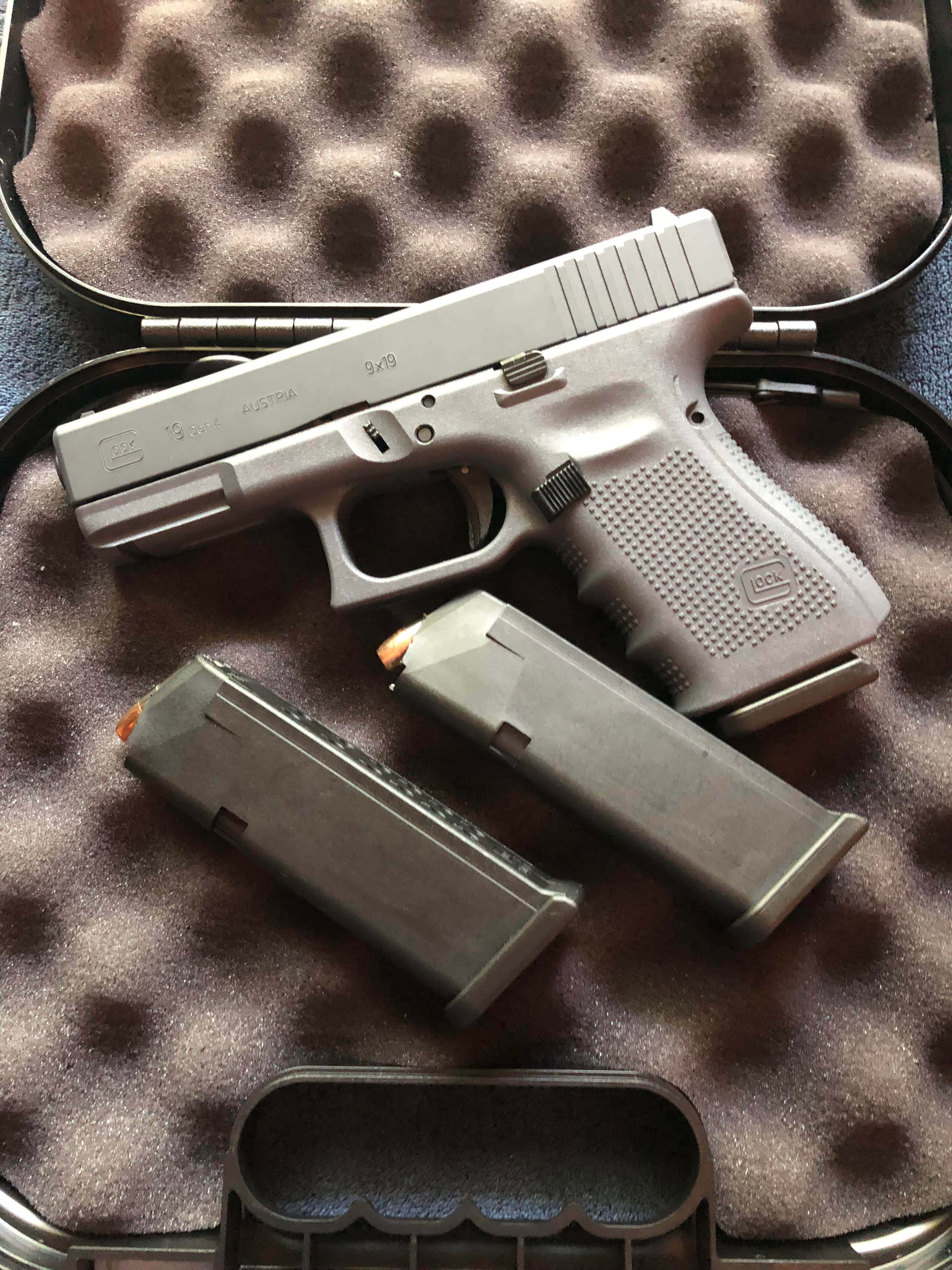 Kuva Glock 19 -puoliautomaattipistoolista Taustakuvat