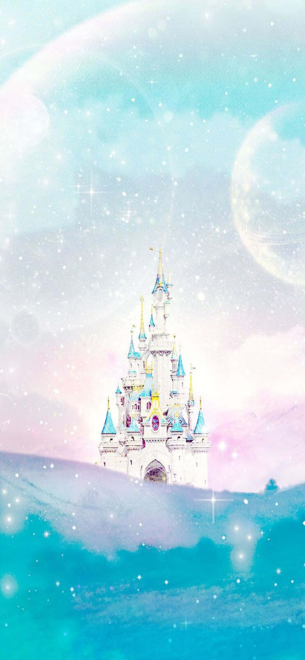Kuva: "Kauniisti suunniteltu Disney-taustakuva iPhone Xs Maxillesi" Taustakuvat
