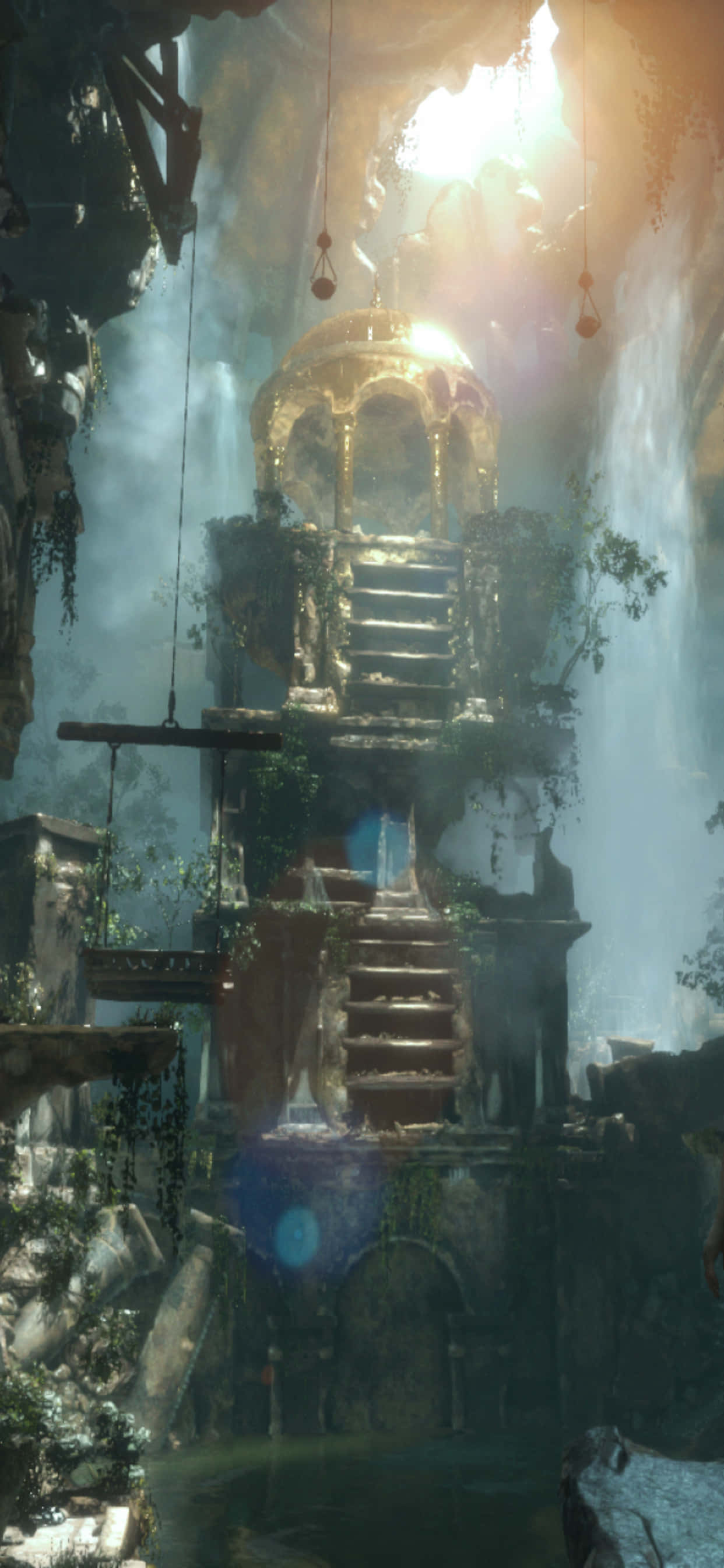 Kuva Rise Of The Tomb Raiderista iPhone Xs Max -laitteella Taustakuvat