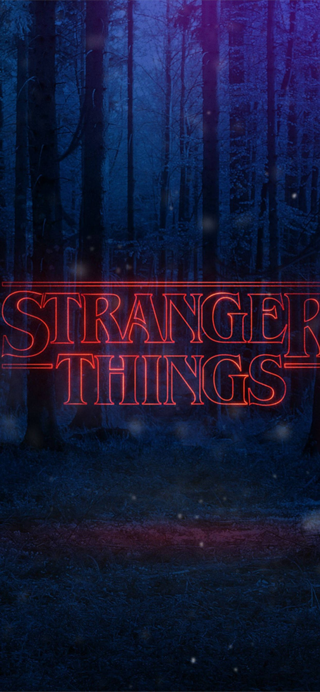 Kuva: Stranger Things -metsän esteettinen näkymä Taustakuvat
