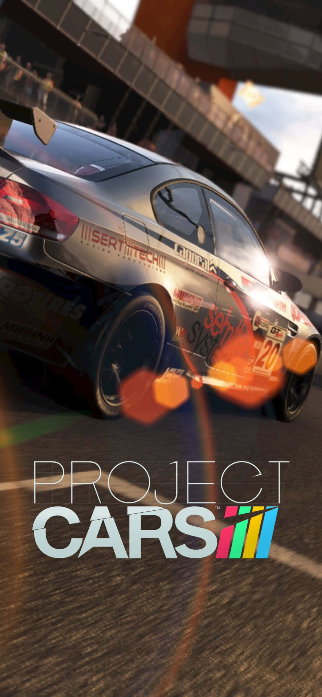 Lähikuva ja yksityiskohtia - iPhone Xs Project Cars -pelin uskomaton teho Taustakuvat