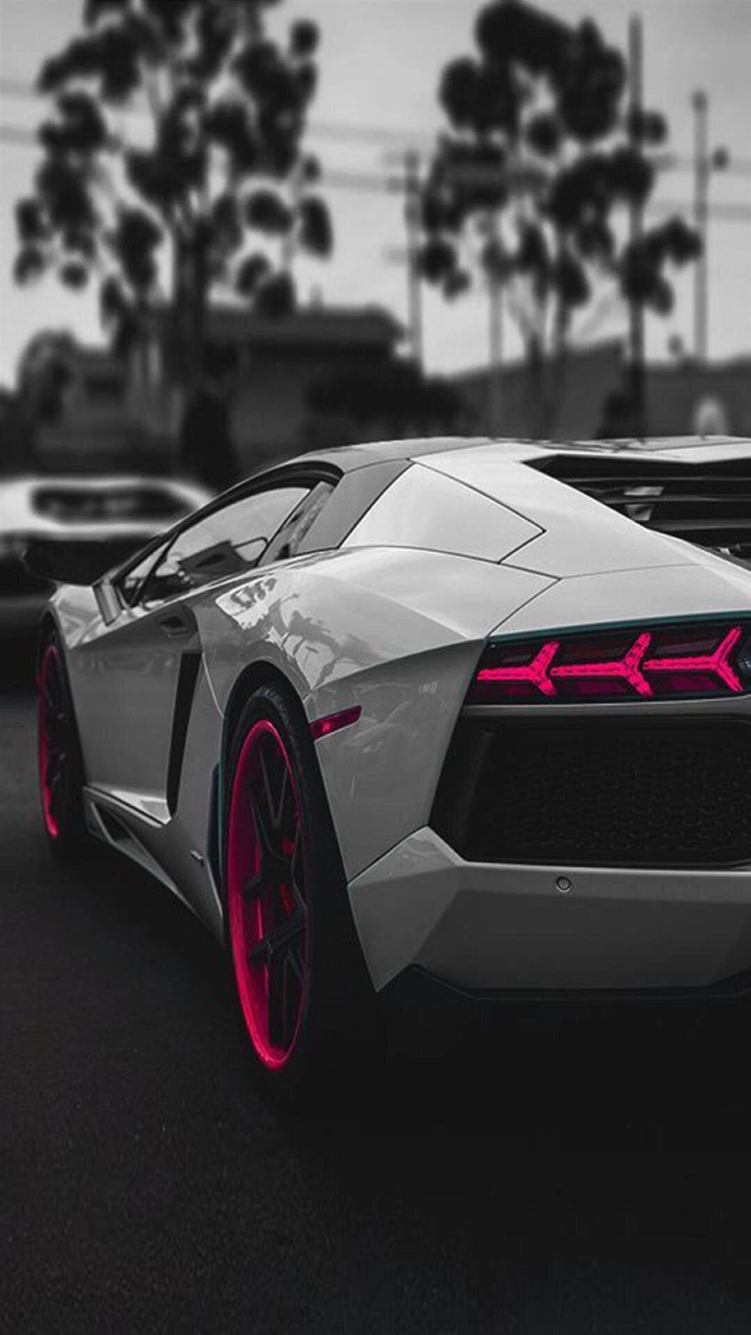 Lamborghini-lukitusnäytön kuva iPhonelle Taustakuvat