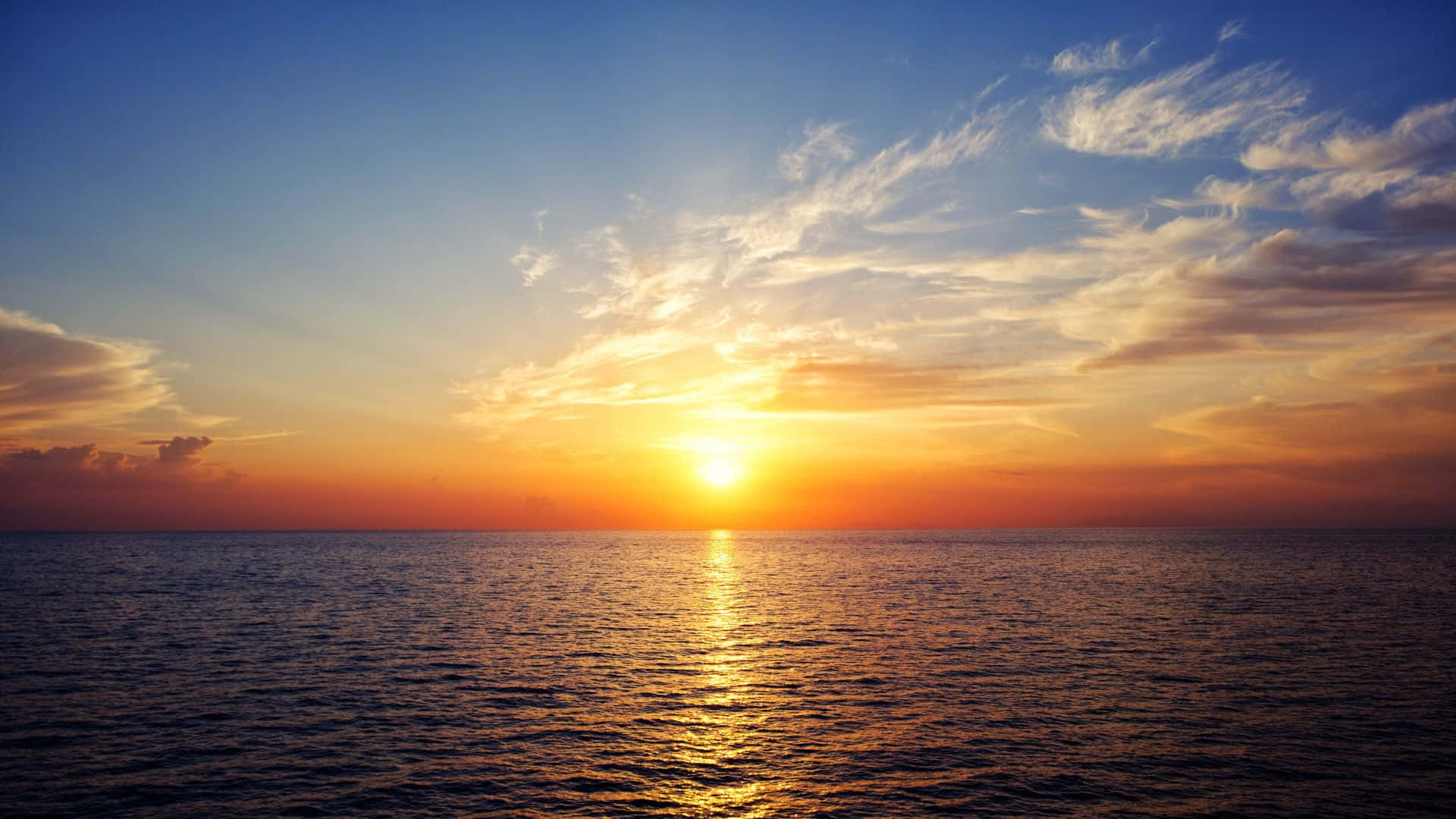 Lämmin, rauhallinen auringonnousu rehevän trooppisen maiseman yllä Taustakuvat