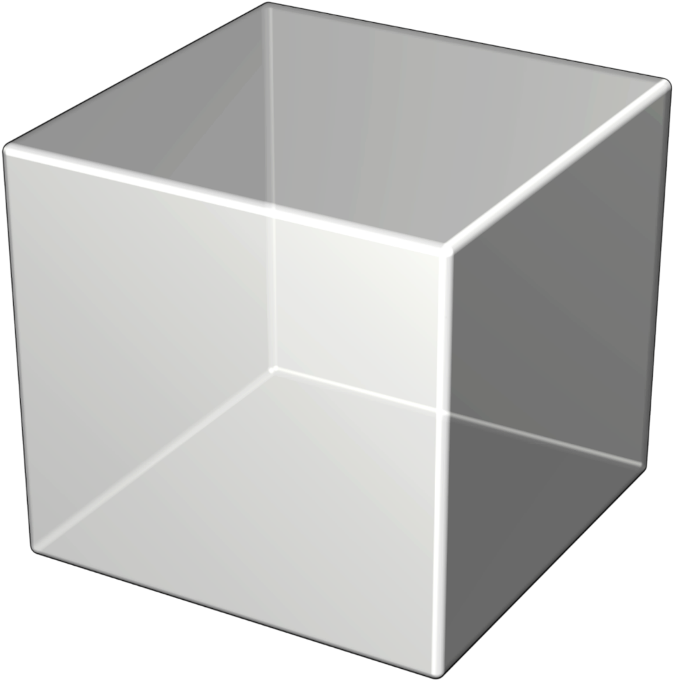 Läpinäkyvä 3D-kuutio-illustraatio Taustakuvat
