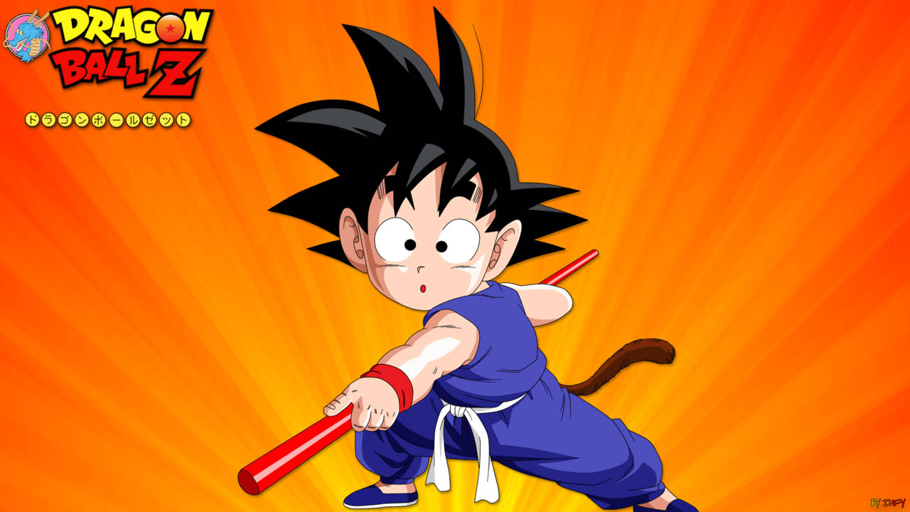 Lapsi-Goku Dragon Ball Z:n maailmassa Taustakuvat