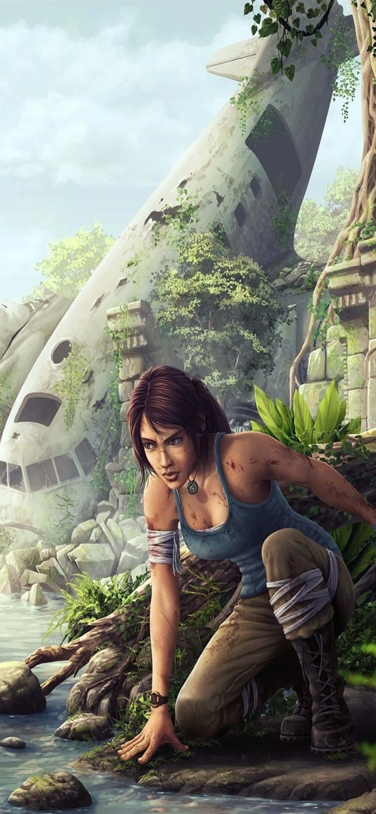 lara croft - HD-taustakuva Taustakuvat