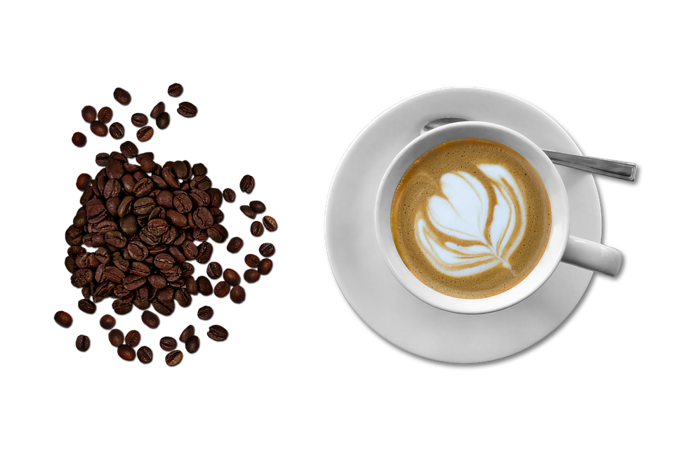 Latte Art - Kahvi ja Pavut Taustakuvat