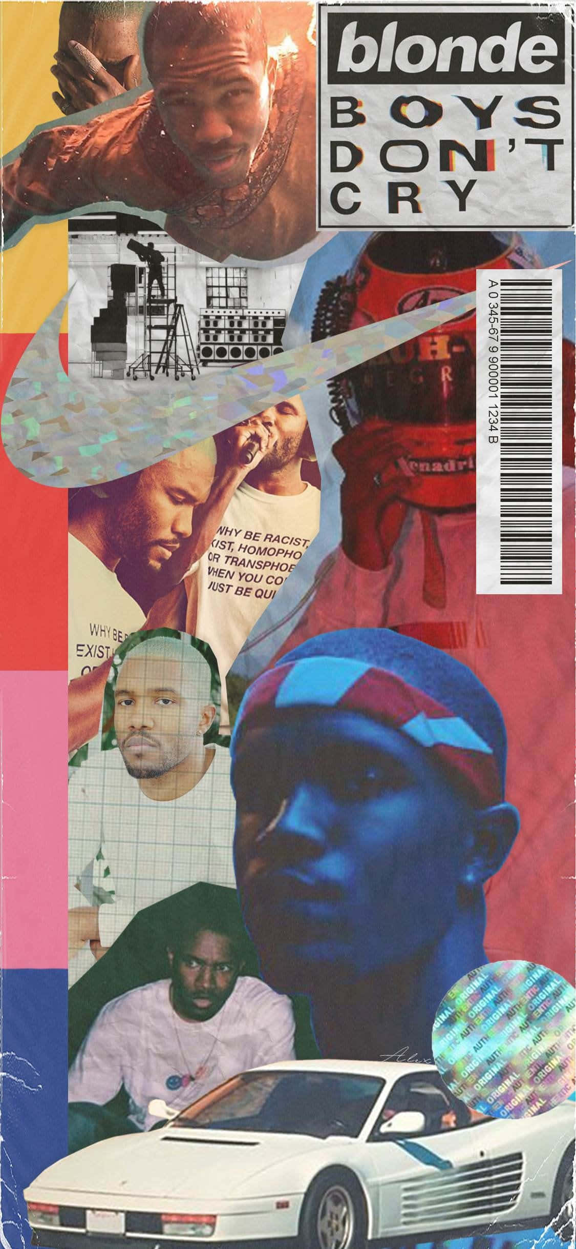 Laulaja Frank Ocean leijuu iloisesti vaaleanpunaisen sävyisen sumun läpi Taustakuvat