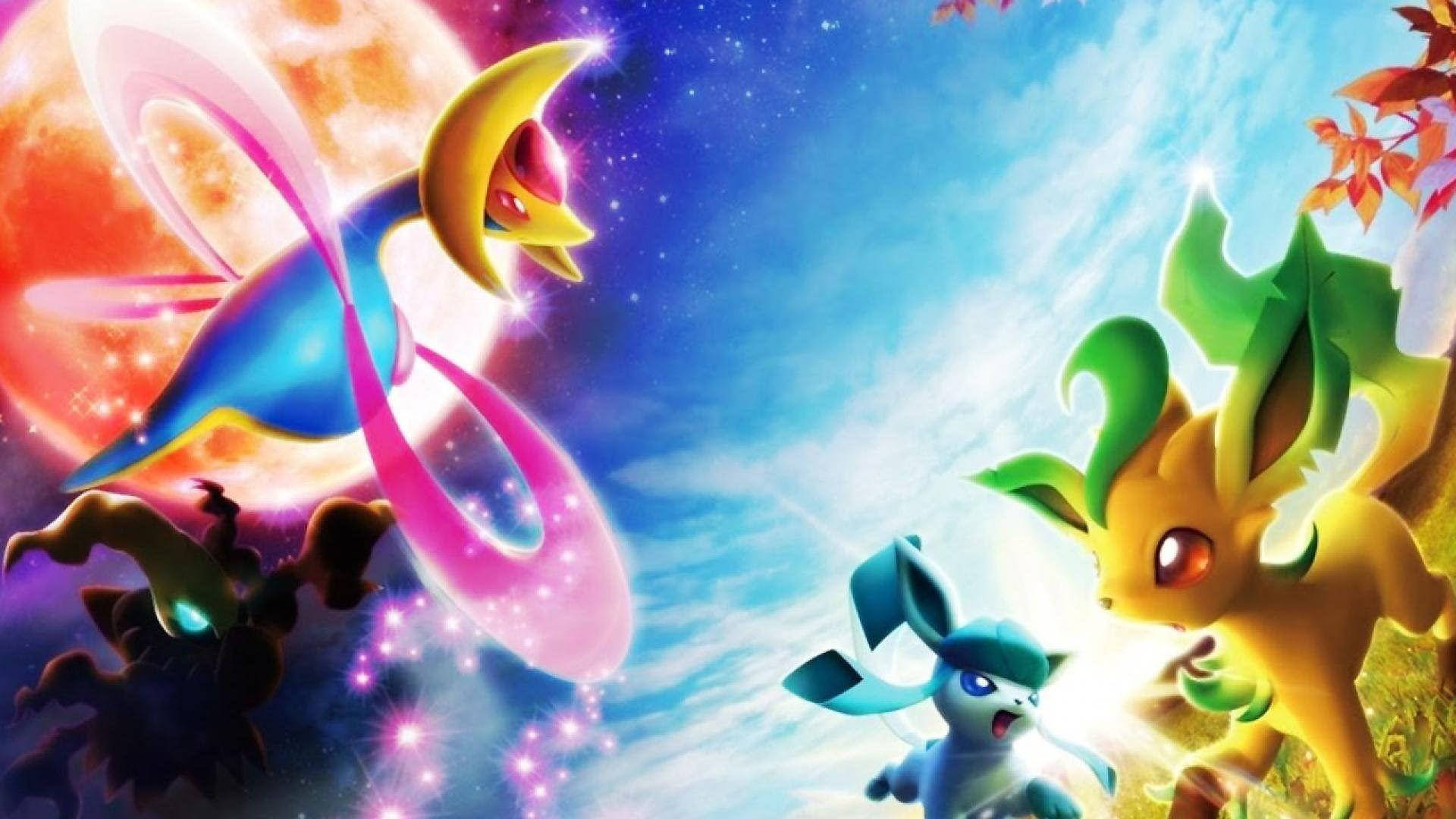 Leafeon avaruudessa Taustakuvat