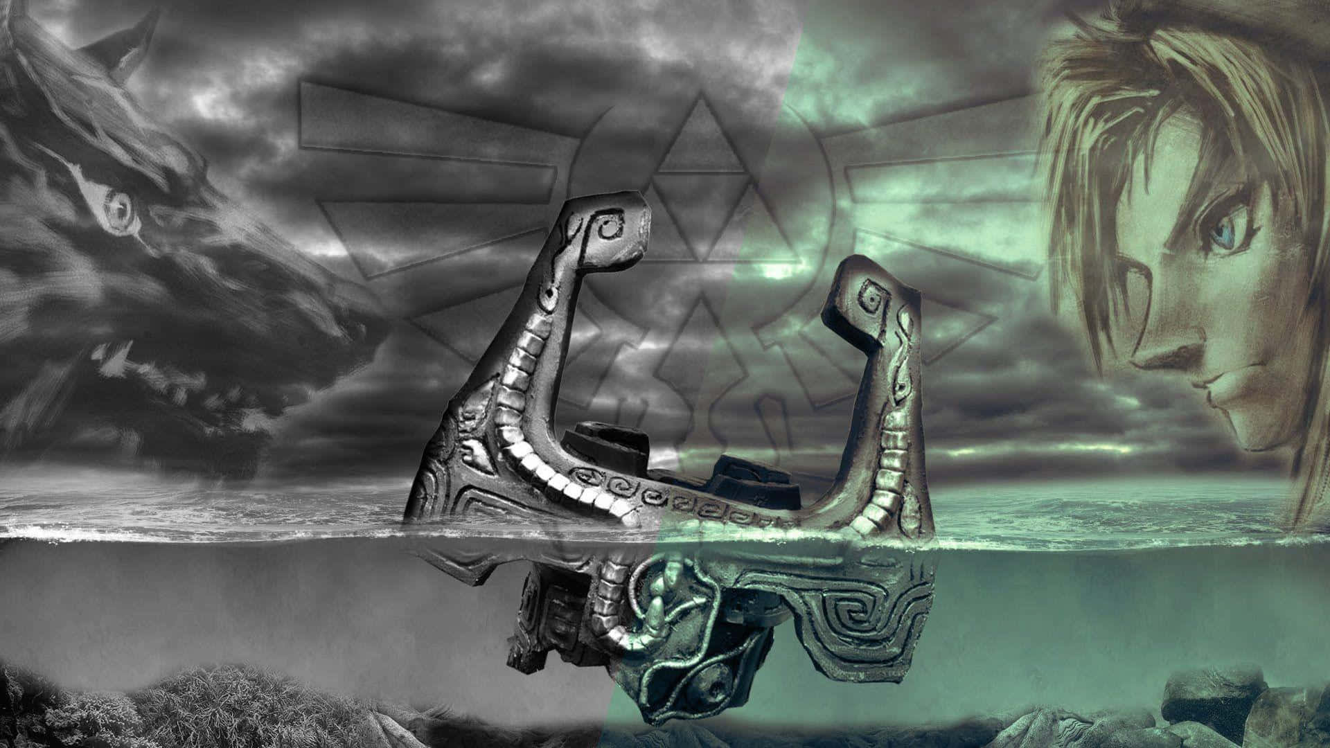 Legend of Zelda Twilight Princess Midna Vajoamassa Taustakuvat