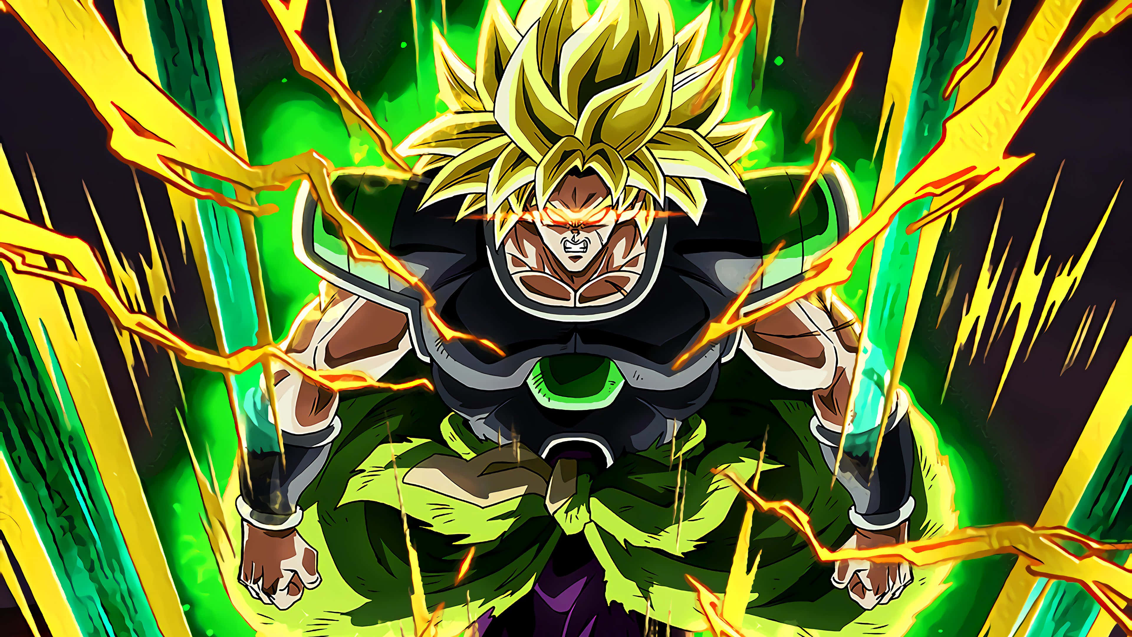 Legendaarinen Super Saiyan Broly palaa kohtaamaan Gokun Dragon Ball Super Brolyssa Taustakuvat