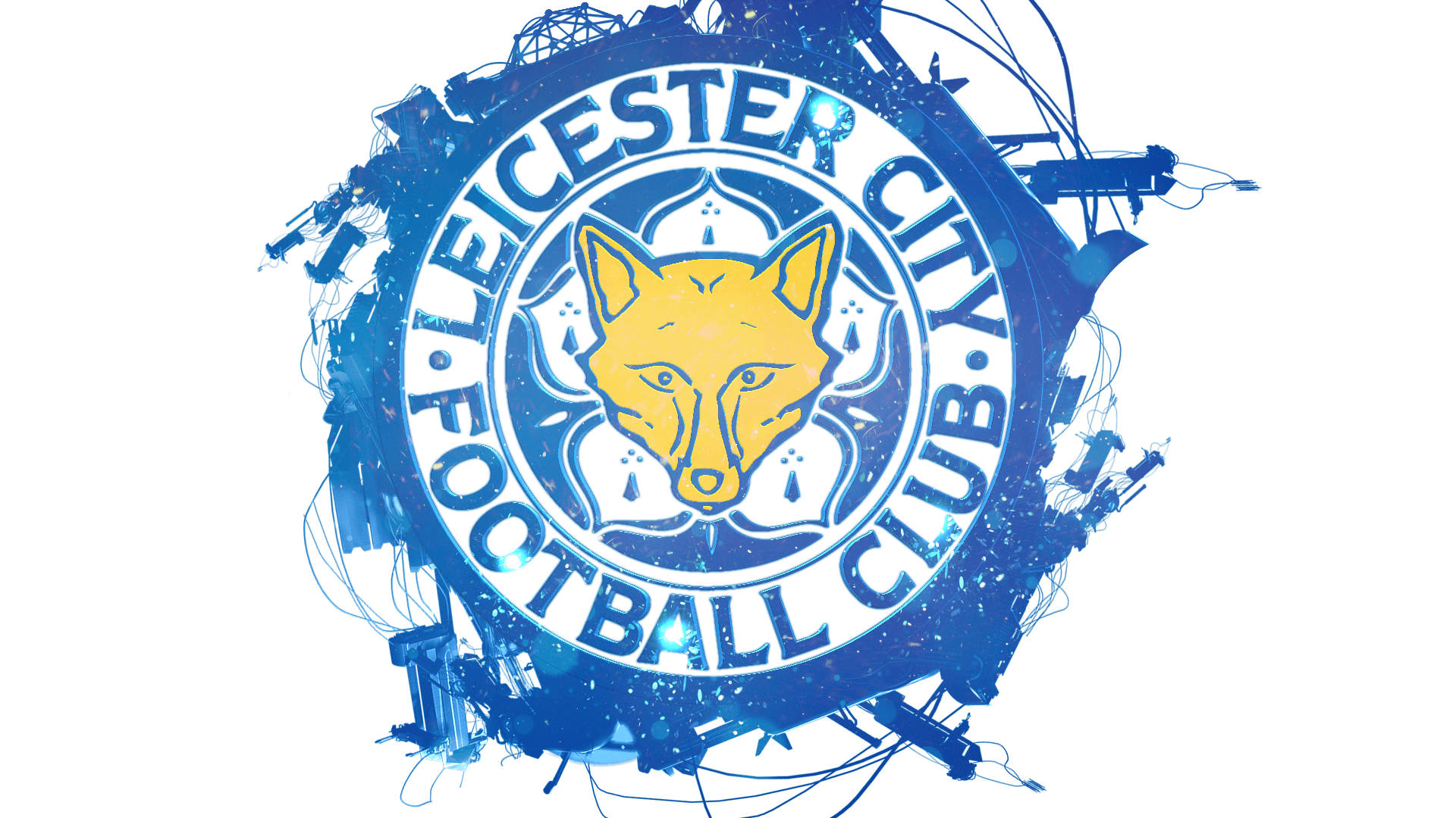 Leicester City kaupunkimaisema logo Taustakuvat