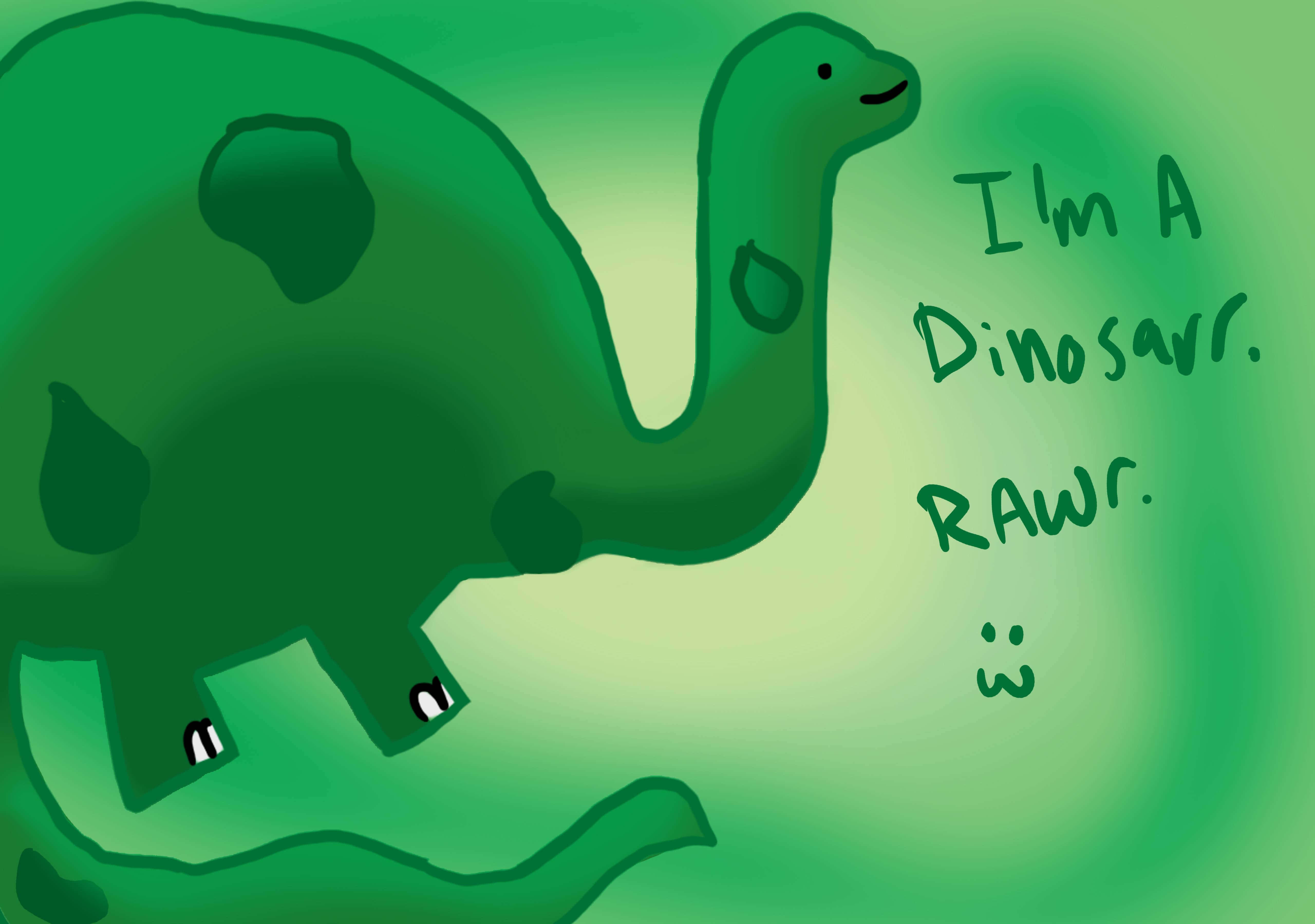 Leikkisä dinosaurus puutarhassa Taustakuvat