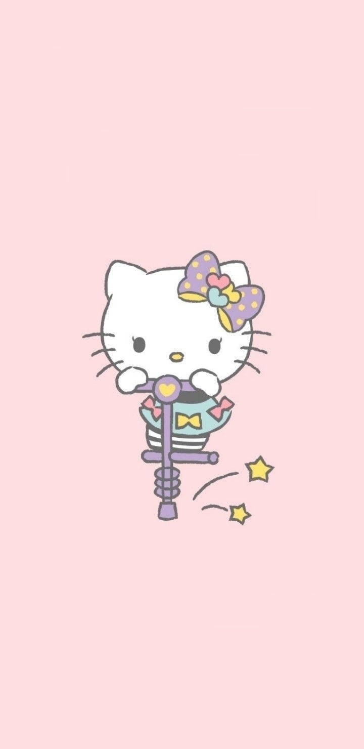 Leikkivä Hello Kitty -estetiikka Taustakuvat