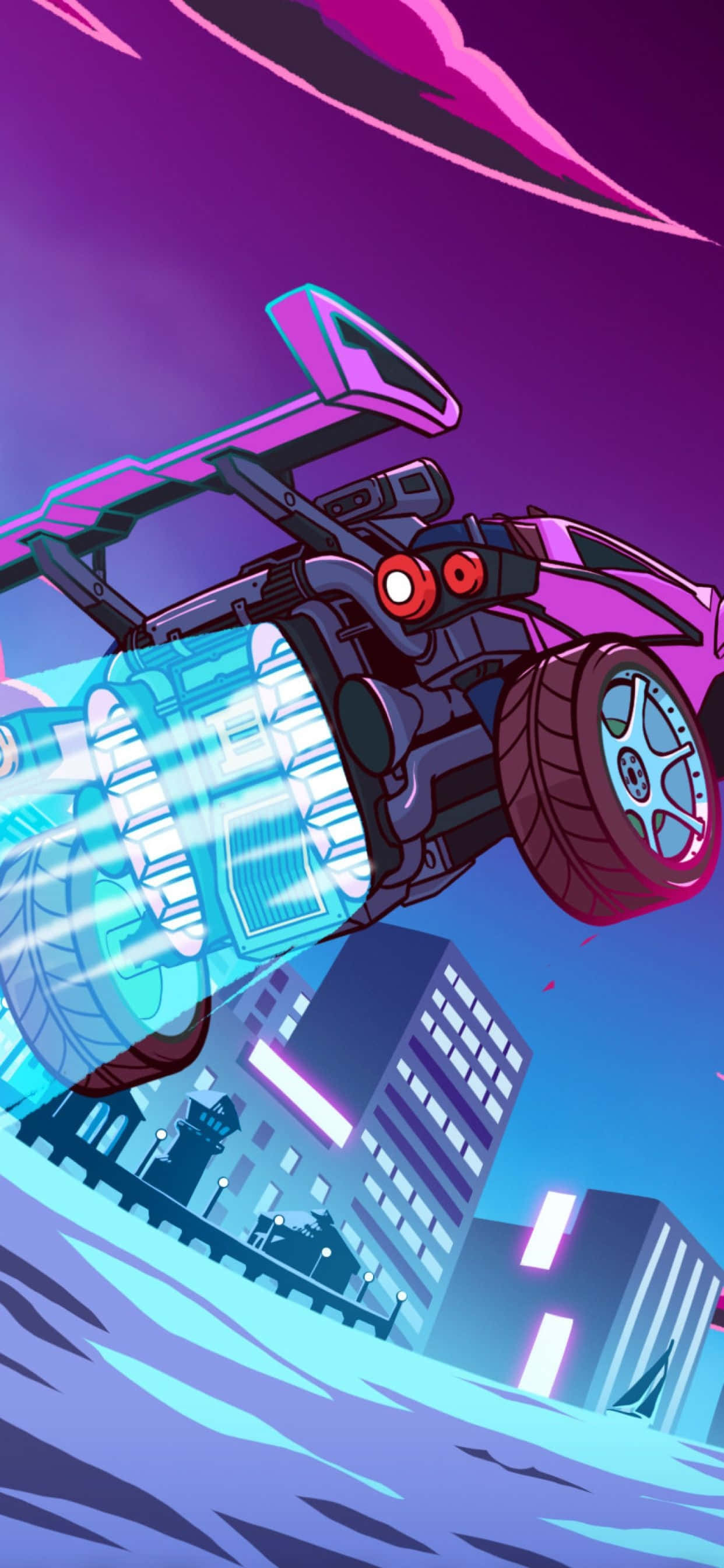 Lennä korkealle iPhone Xs Maxin ja Rocket Leaguen kanssa Taustakuvat