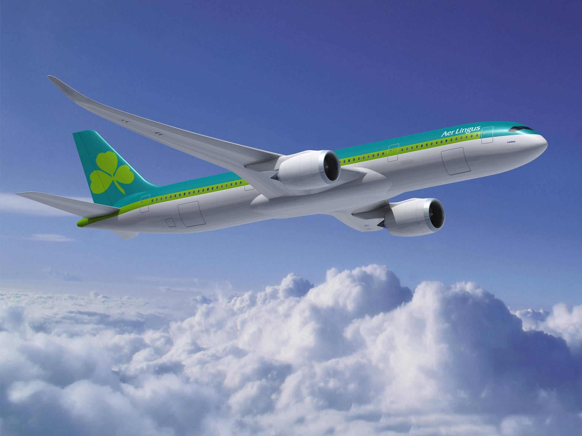 Lento Aer Lingus -lentokone Taustakuvat