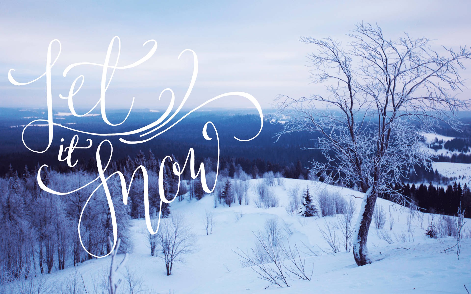 Let It Snow -esteettinen Taustakuvat