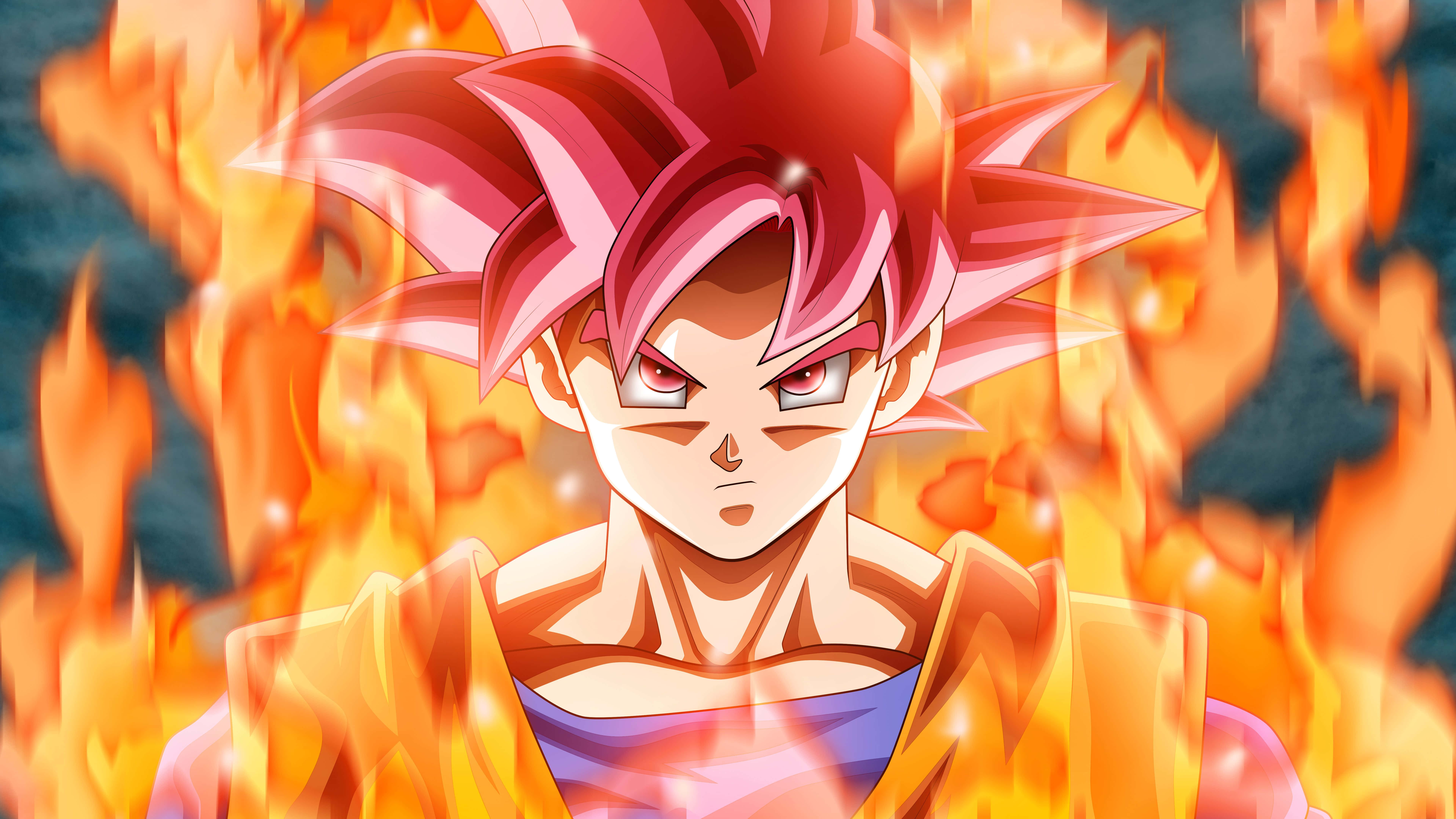Liekehtivä Son Goku -kuva Taustakuvat