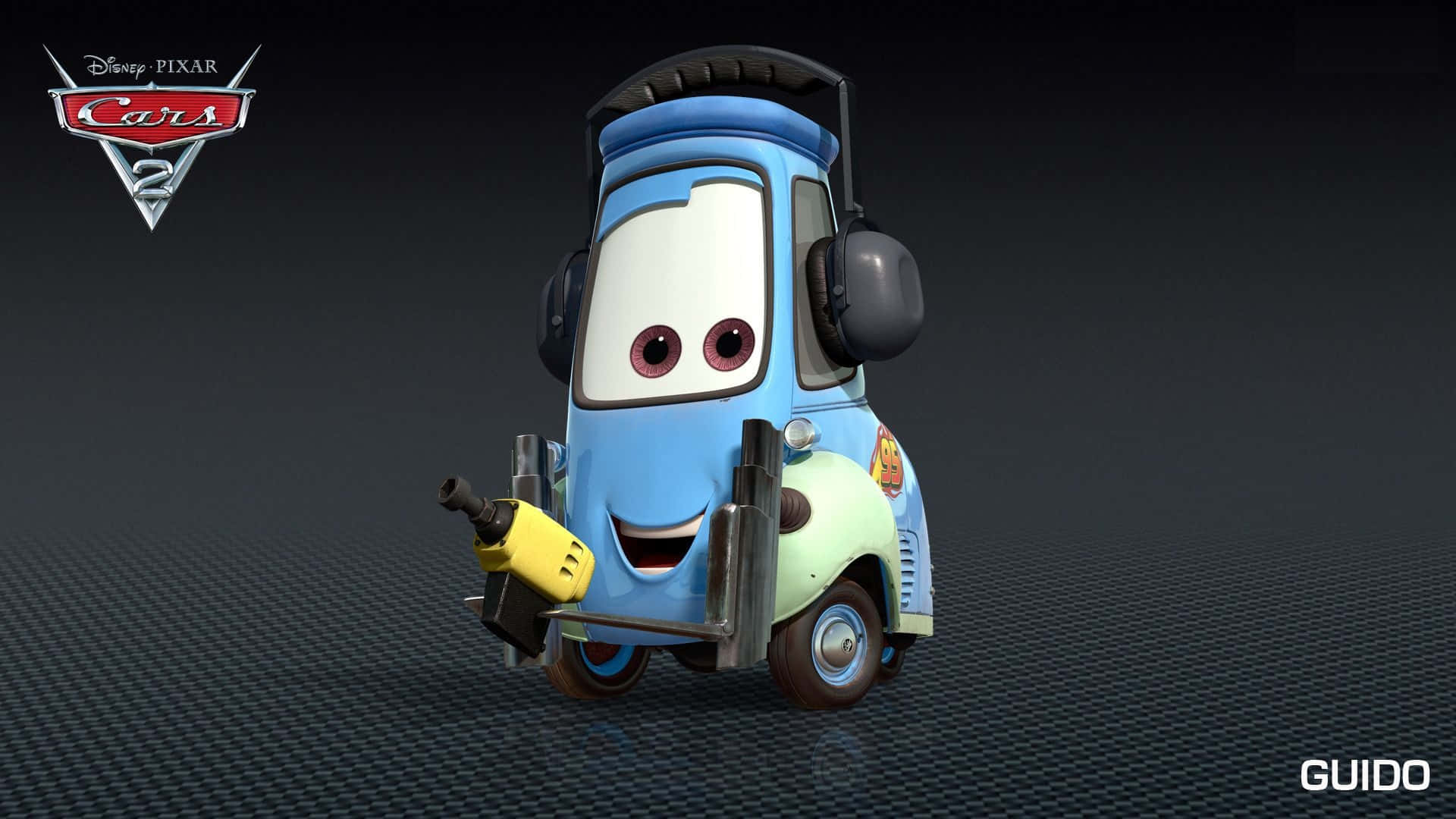 Lightning McQueen käynnistää moottorinsa Taustakuvat