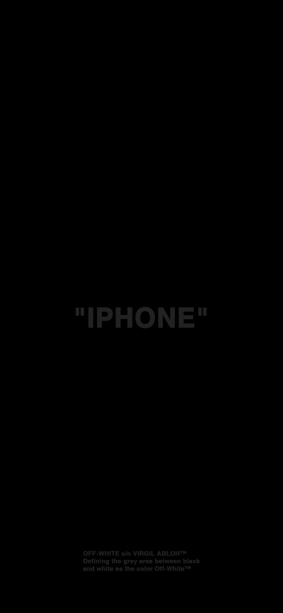 Lihavoitu kirjaintypografia iPhone XS OLED -tausta Taustakuvat