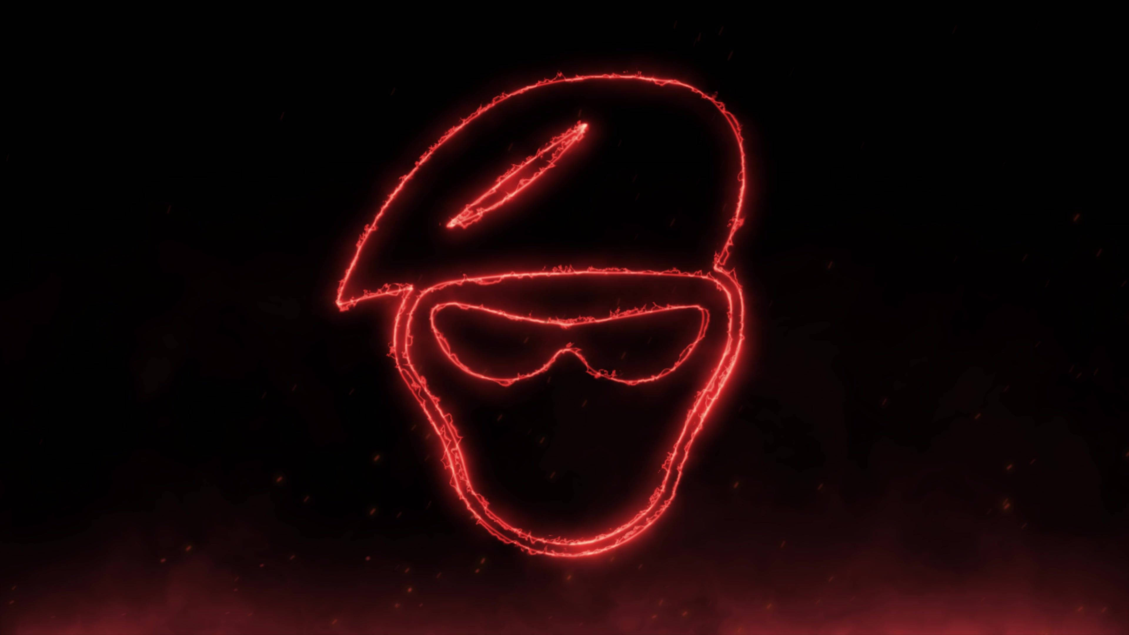 Liikkuva 4K Shadman Neonpunainen Taustakuvat