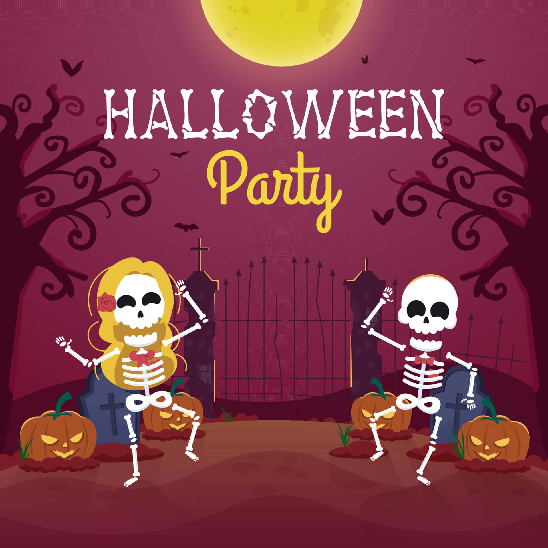 Liity kammottavan hauskaan Halloween-juhlaan! Taustakuvat