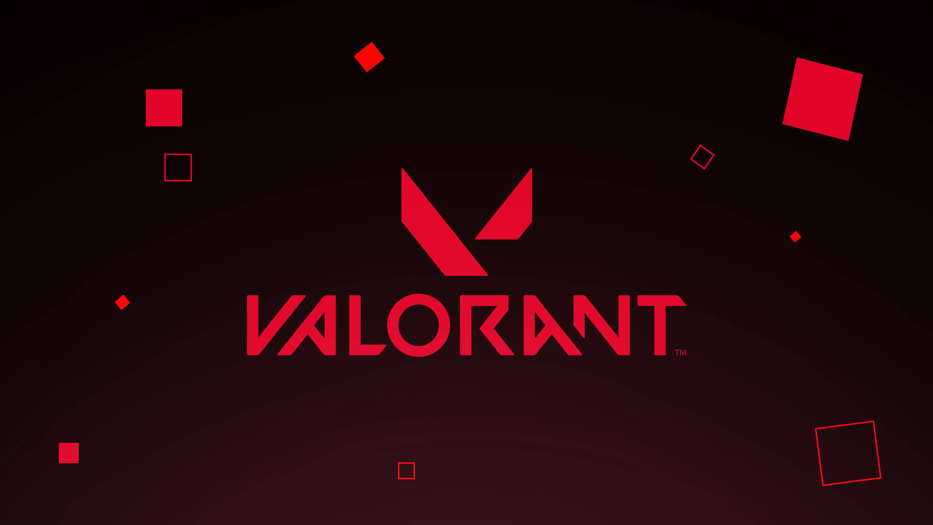 Valorant punainen logo -taustakuva
