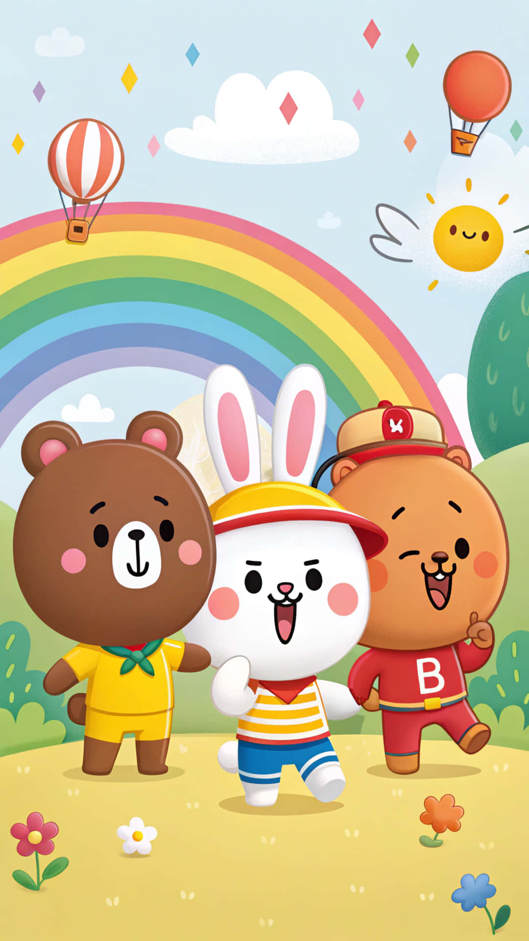 Line Friends -taustakuva Taustakuvat