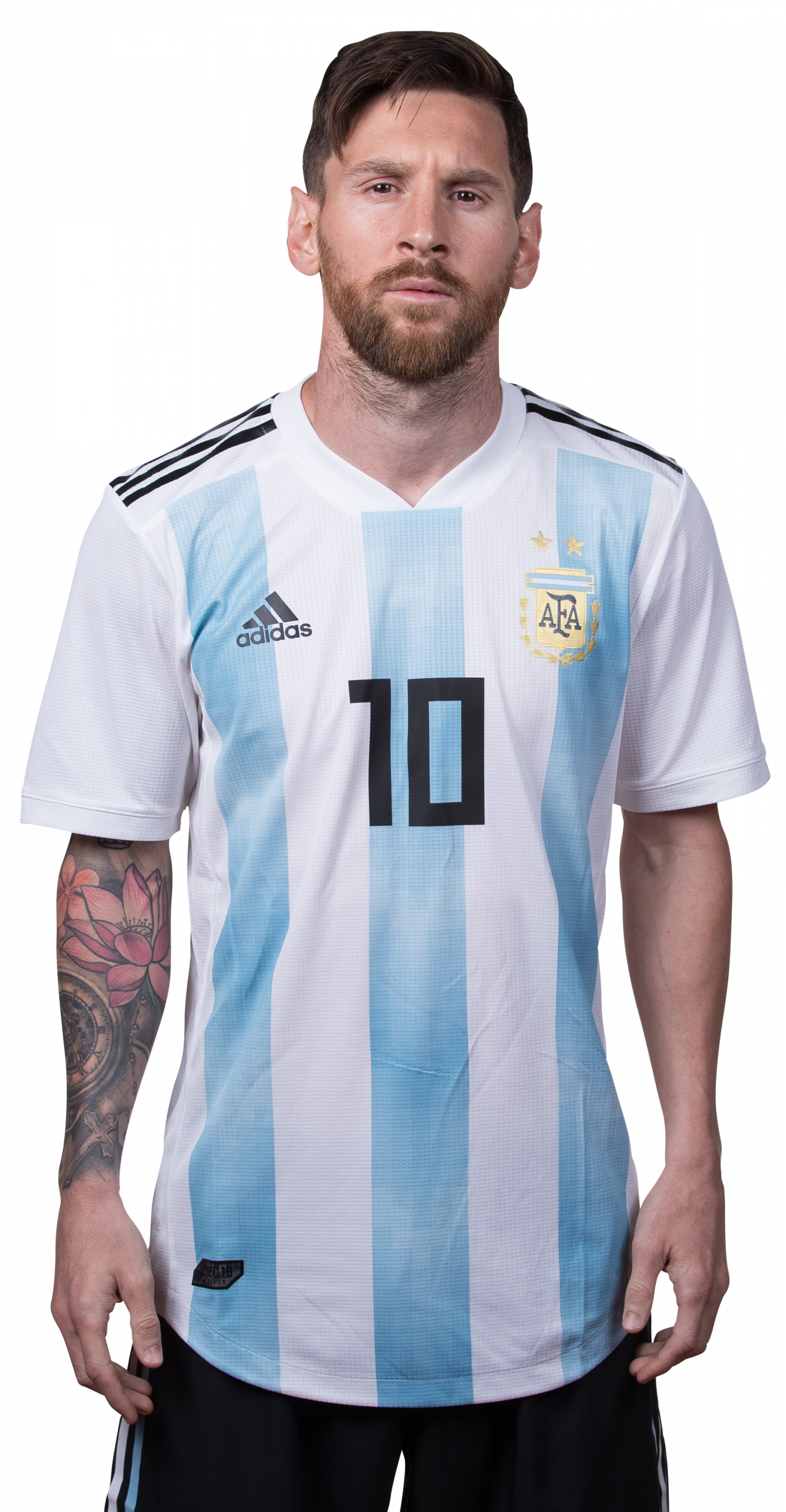 Lionel Messi Argentiinan paita muotokuva Taustakuvat