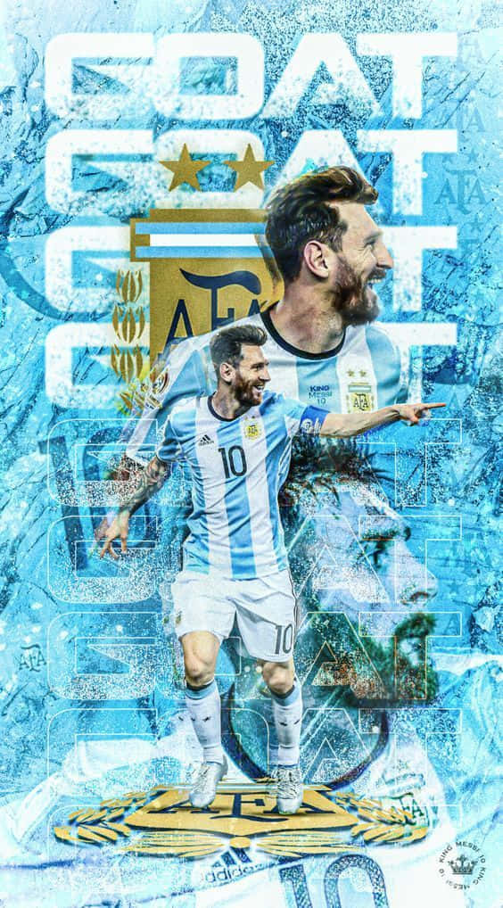 Lionel Messi iPhone Argentiina G.O.A.T. Taustakuvat