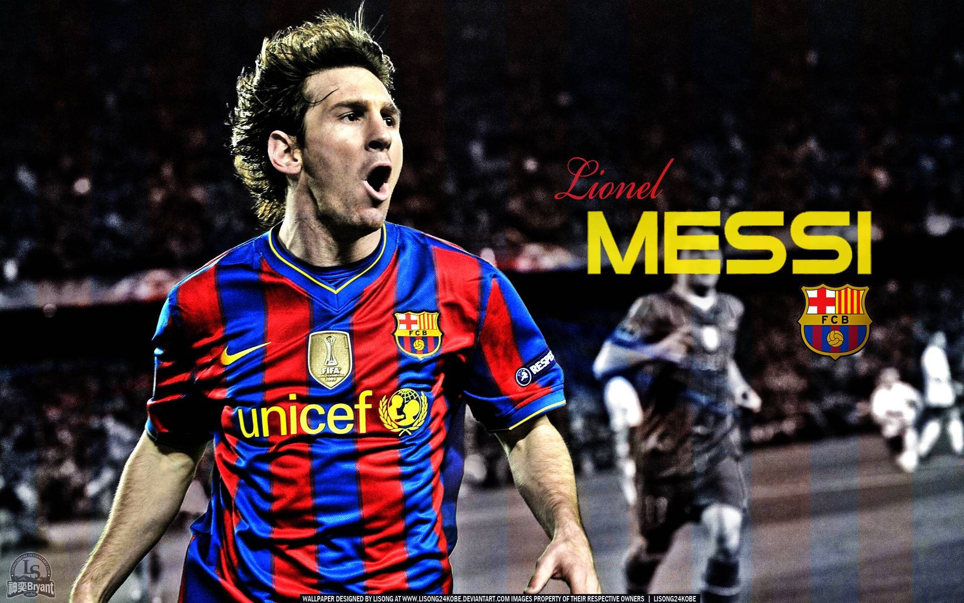 Lionel Messi juhlii FCB:n ja Unicefin kanssa Taustakuvat