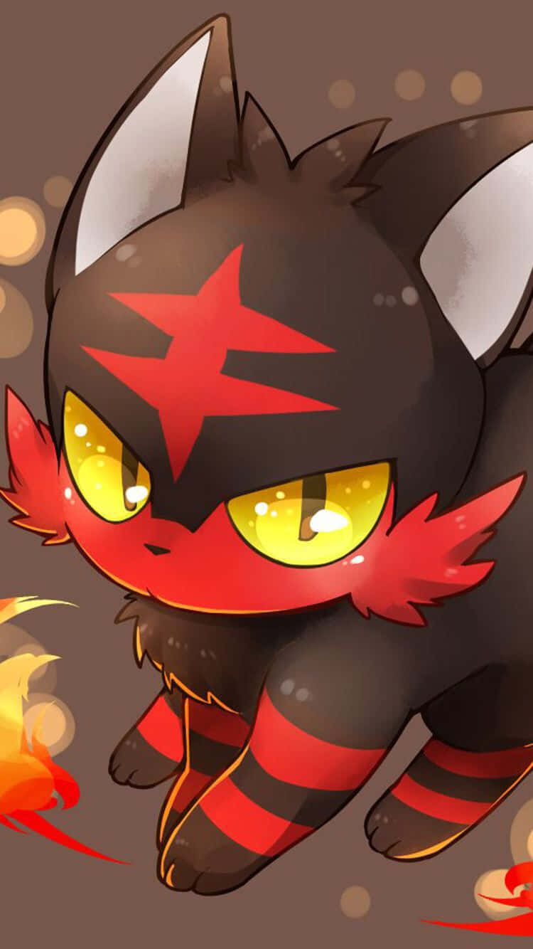 Litten ruskealla taustalla Taustakuvat